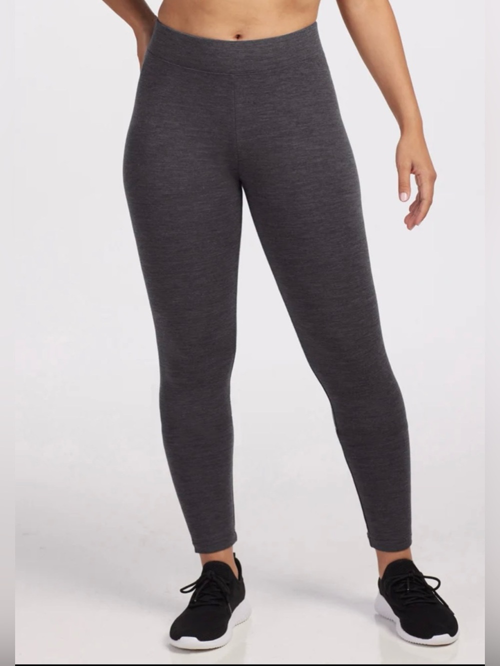 Woolx Stella Leggings Heavy Wool Base Layer Thermal Grey Size Small